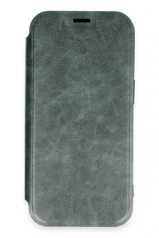 İphone 16 Pro Max Kılıf Fli̇p Cover - Koyu Yeşi̇l - Dropx9152-2615