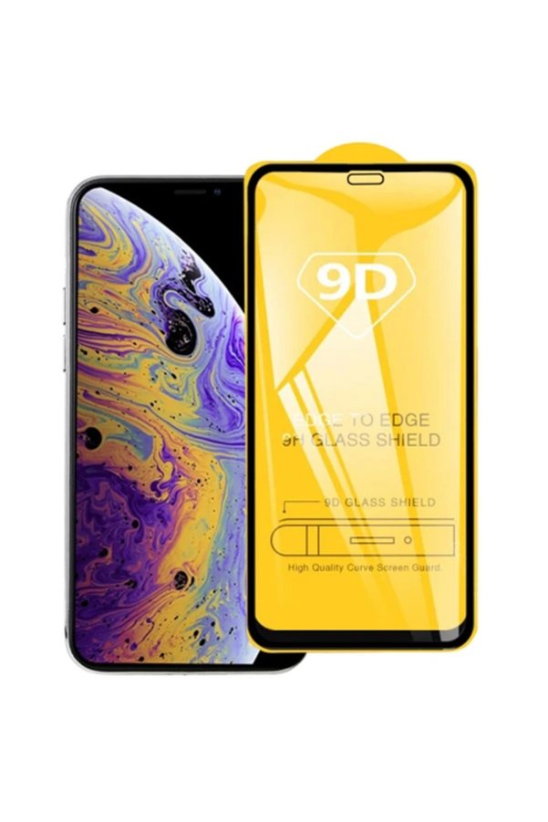 Ally 11 Pro Max /Xs Max 6.5 9D Full Glue Tempered Cam Ekran Koruyucu-(5775)