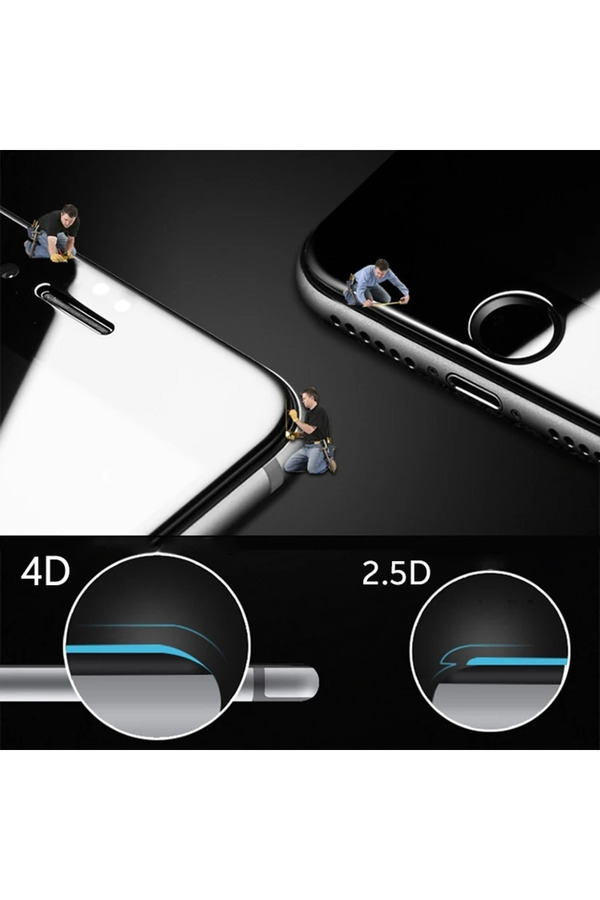 Gizmurstore İphone 6S Plus 4D Kavisli Full Cam Kırılmaz Koruyucu İphone 6 Plus-(5775) - Gms2531-1685