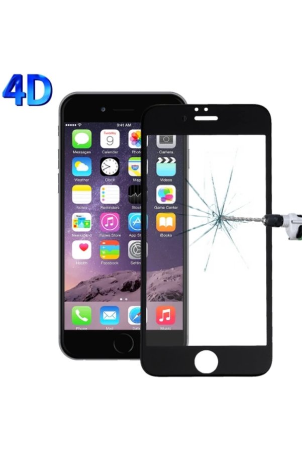 Gizmurstore İphone 6S Plus 4D Kavisli Full Cam Kırılmaz Koruyucu İphone 6 Plus-(5775) - Gms2531-1685
