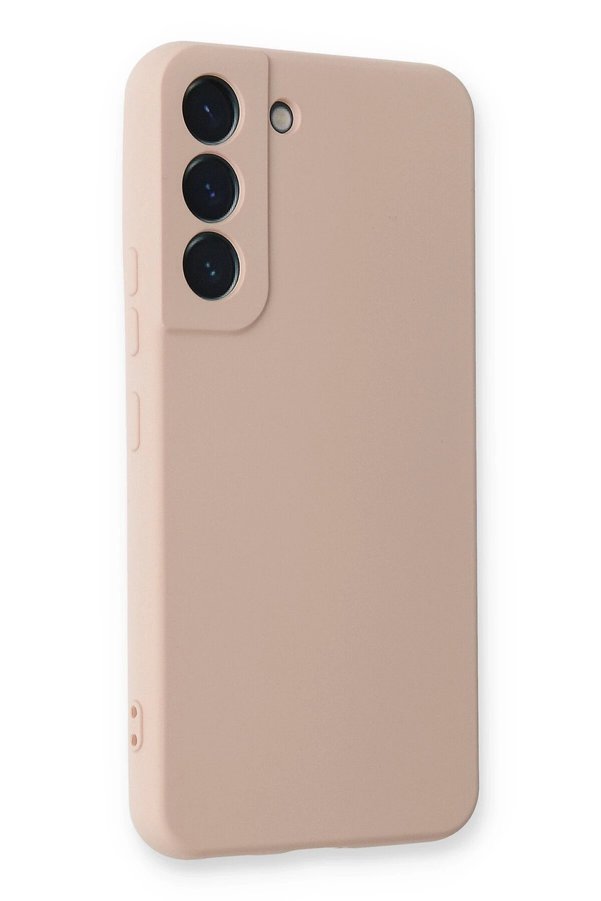 Samsung Galaxy S23 Kılıf Nano İçi̇ Kadi̇fe Si̇li̇kon - Pudra - Dropx5579-7990