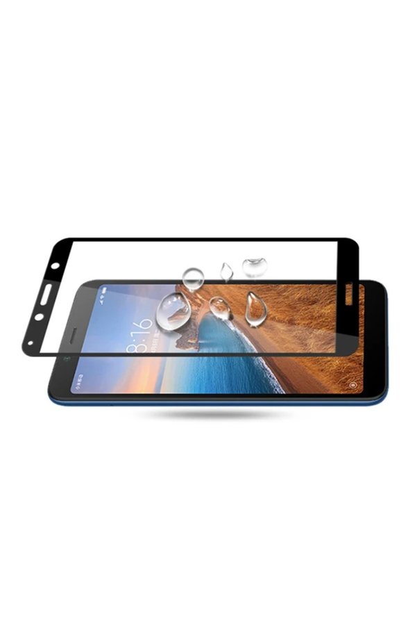 Geneloem Redmi 7A 3D Full Kaplama Kırılmaz Cam Ekran Koruyucu-(5775) - Korbx3510-5346