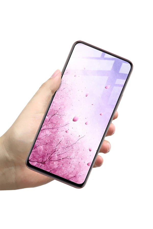 Geneloem Redmi Note 9 Pro Full Glue Tempered Cam Ekran Koruyucu-(5775) - Korbx9931-4319