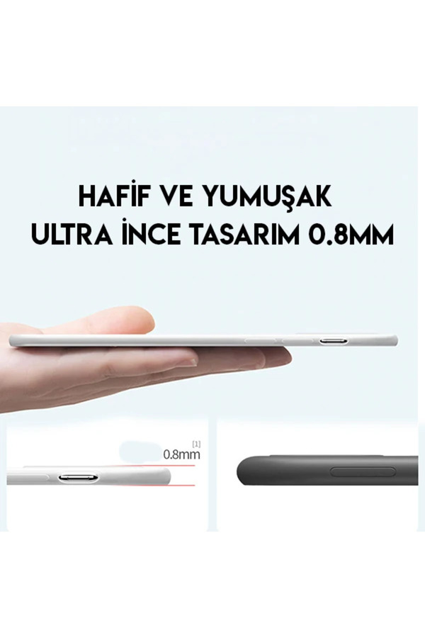 Jelly Li̇qui̇d Si̇li̇ca Gel İphone 11 Pro Max 6.5 Kılıf Şeffaf Sıvı Si̇li̇kon Kı - Dropx6614-2288