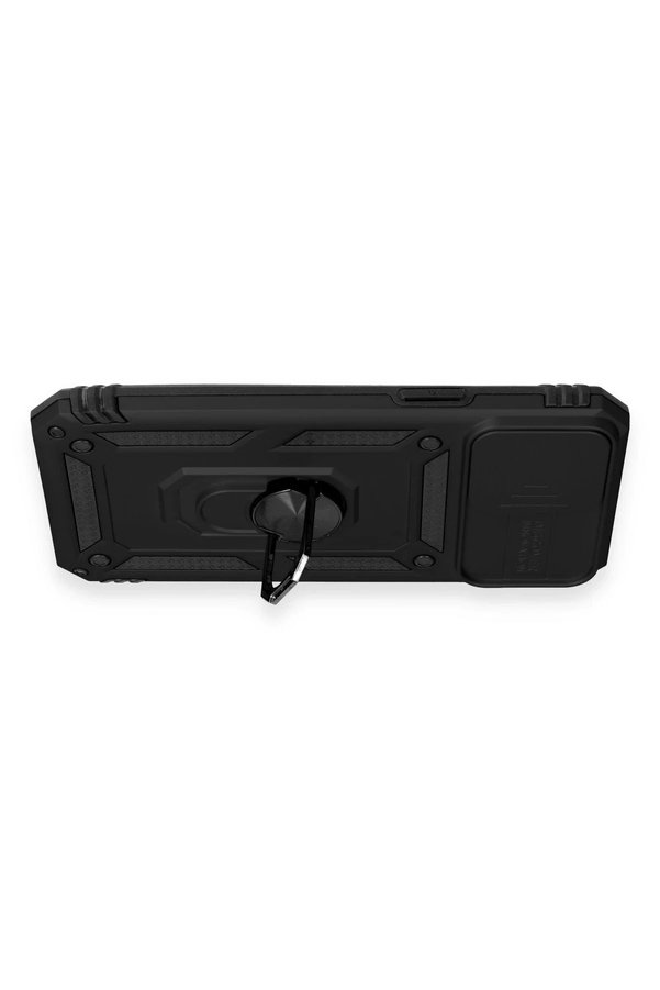 İphone 12 Pro Max Kılıf Pars Lens Yüzüklü Si̇li̇kon - Si̇yah - Dropx2975-2846