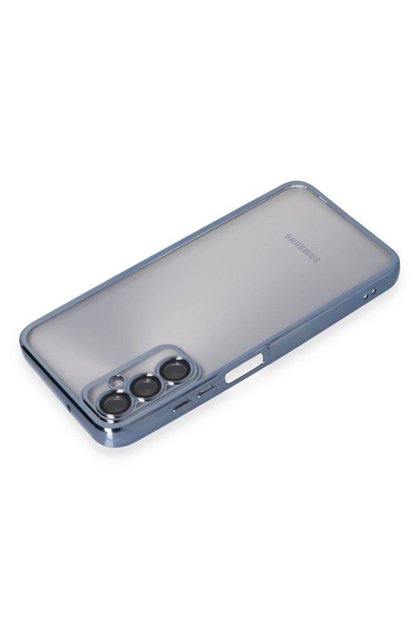 Samsung Galaxy A05S Kılıf Lensli̇ Si̇li̇kon - Açık Mavi̇ - Dropx3381-8636