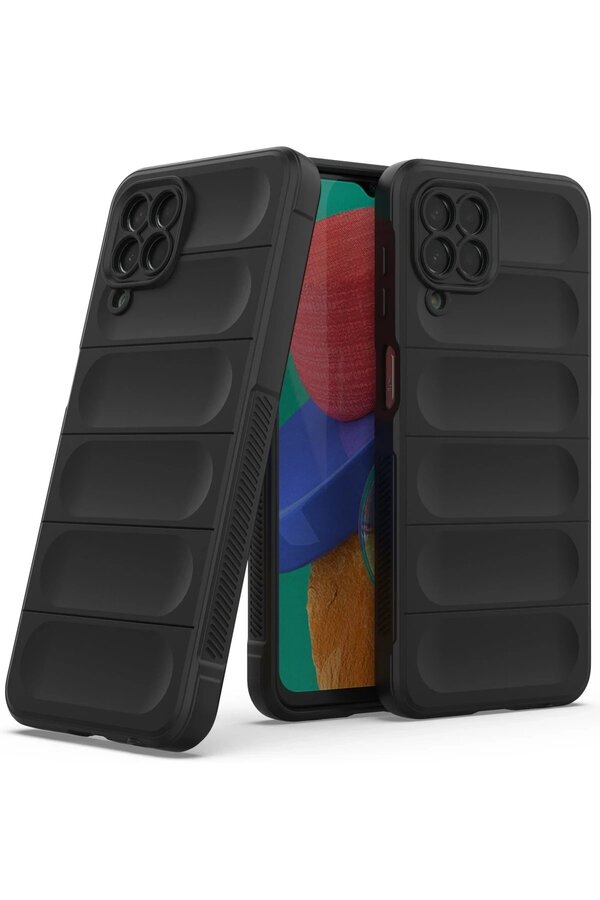 Samsung Galaxy M33 Kılıf Opti̇mum Si̇li̇kon - Si̇yah - Dropx4182-8845