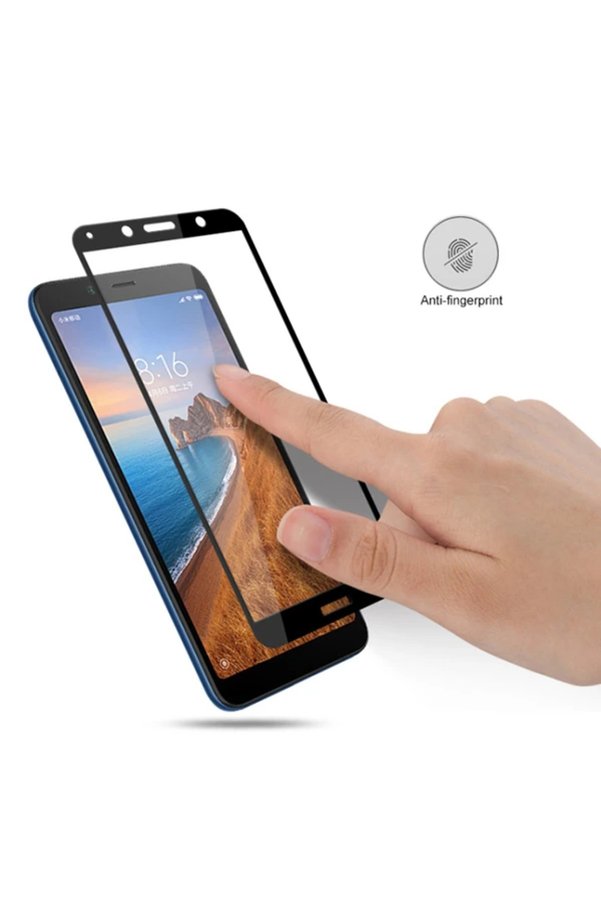Geneloem Redmi 7A 3D Full Kaplama Kırılmaz Cam Ekran Koruyucu-(5775) - Korbx3510-5346
