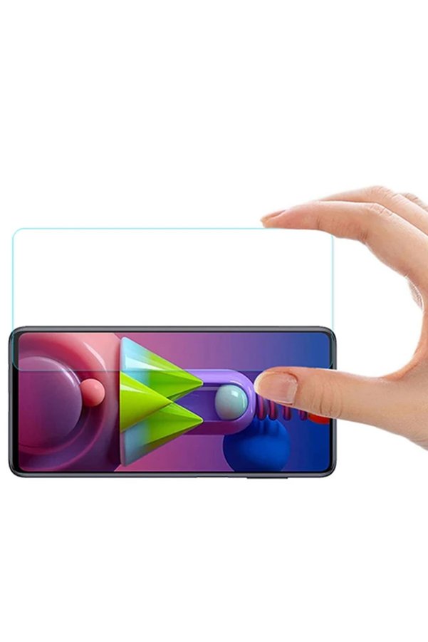 Ally Sm M51 Tempered Kırılmaz Cam Ekran Koruyucu-(5775) Tablet Ekran Koruyucu