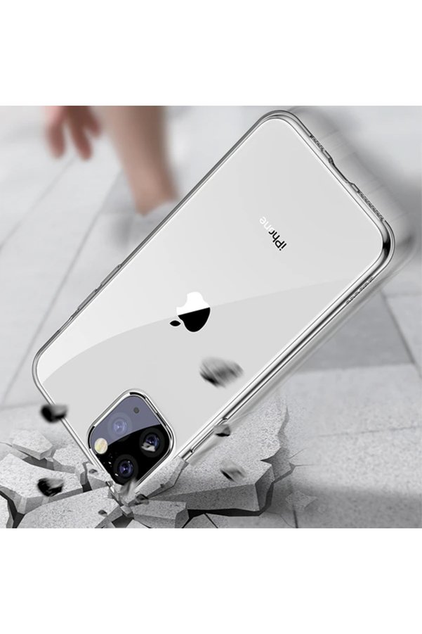 Si̇mpli̇ci̇ty Seri̇es İphone 11 6.1İnch Şeffaf Gel Si̇li̇kon Kılıf-(1903) - Dropx1644-5257