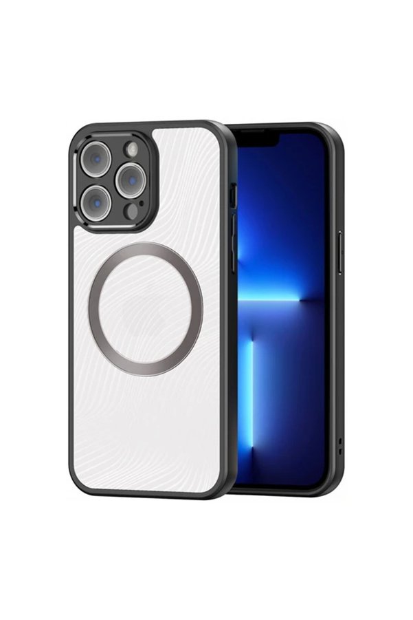 CepteToptan Dux Ducis iPhone 13 Pro Aimo Series MagSafe Premium Buzlu Sert PC-TPU Kılıf-(1 - DROPX4340-5097