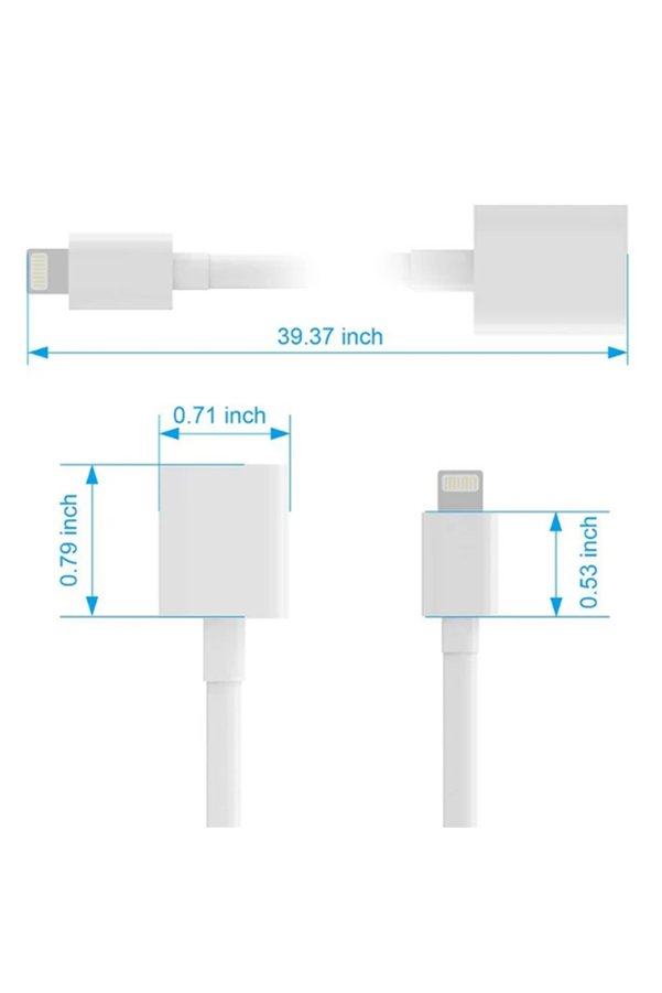 Ethab Giyim Ally İphone Lightning Uzatma Kablosu 2 Metre-(5775) - Glst7638-3910