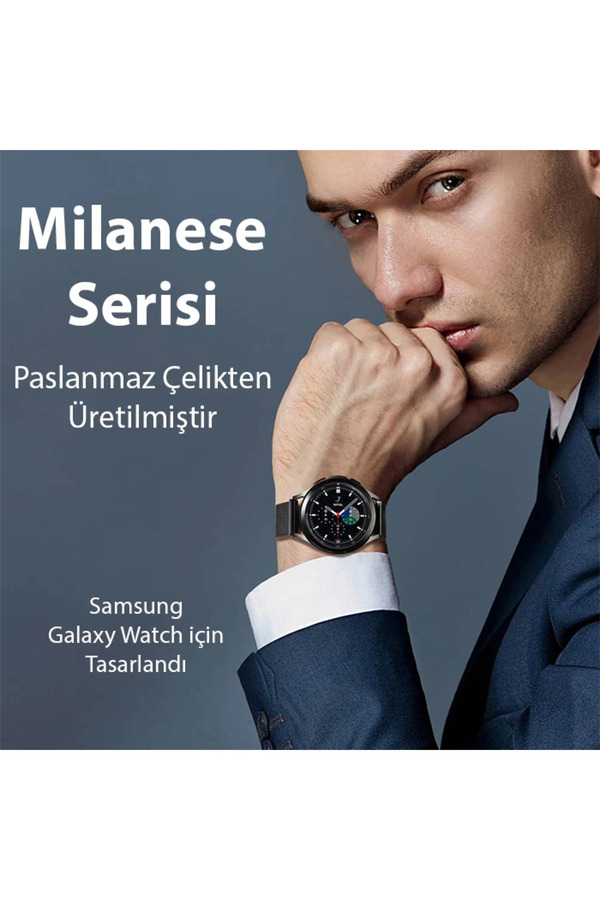 Ethab Giyim Dux Ducis Sm Galaxy Watch 22Mm-Huawei Gt3-Gt3 Pro 46Mm-Magic 2 46Mm Milano Loop Kay - Glst8466-308