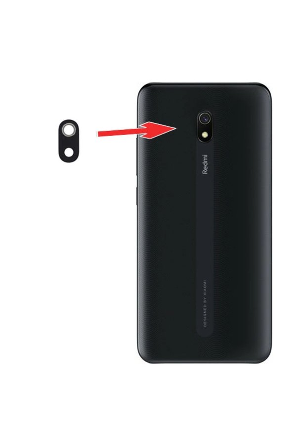 Northcity N Xiaomi Redmi 8A Arka Kamera Camı Lens-(5775)