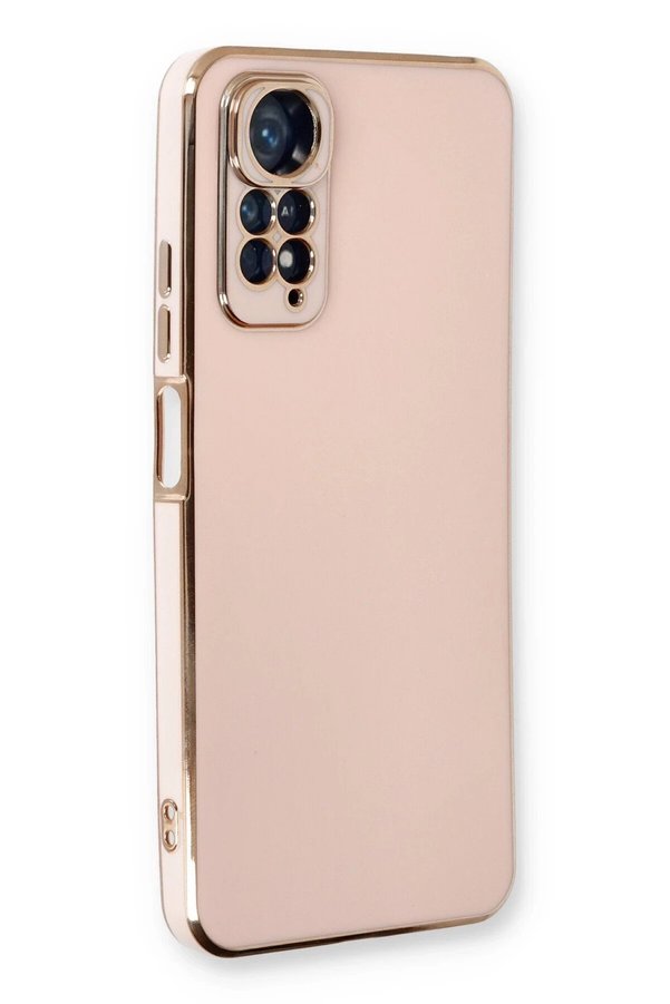 CepteToptan Xiaomi Redmi Note 11 Kılıf Volet Silikon - Pembe - DROPX1012-4724