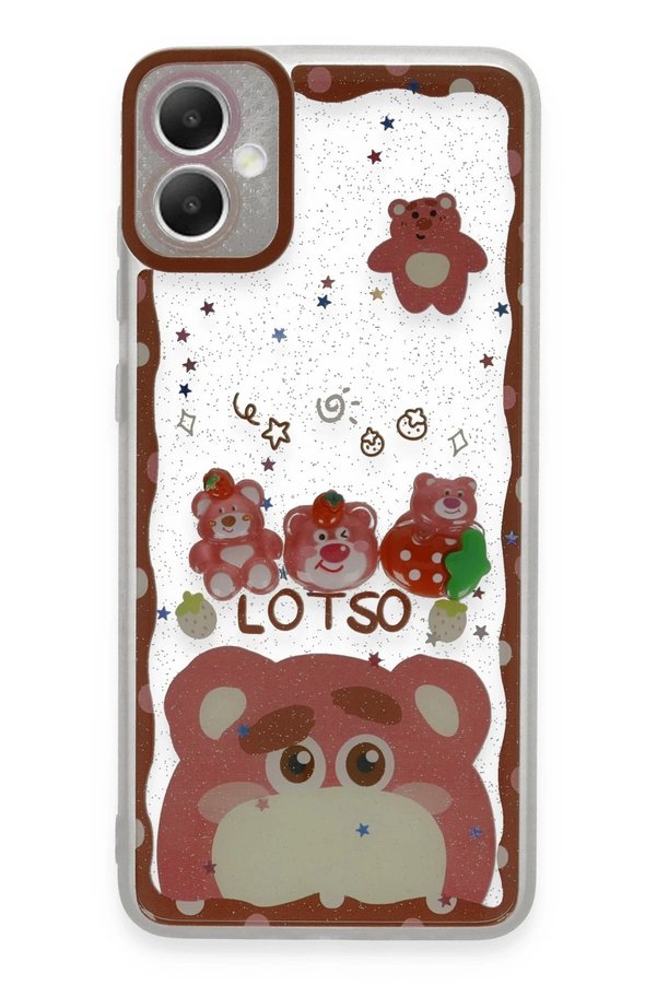 CepteToptan Samsung Galaxy A05 Kılıf Sweet Desenli Silikon Kapak - Pembe - DROPX5215-2175