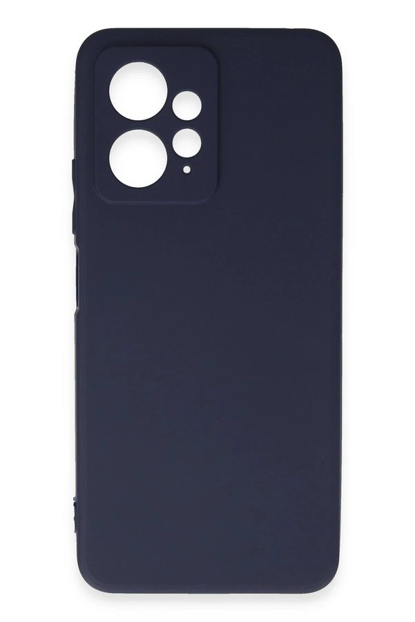 Xi̇aomi̇ Redmi̇ Note 12 4G Kılıf Fi̇rst Si̇li̇kon - Laci̇vert - Dropx9920-6491