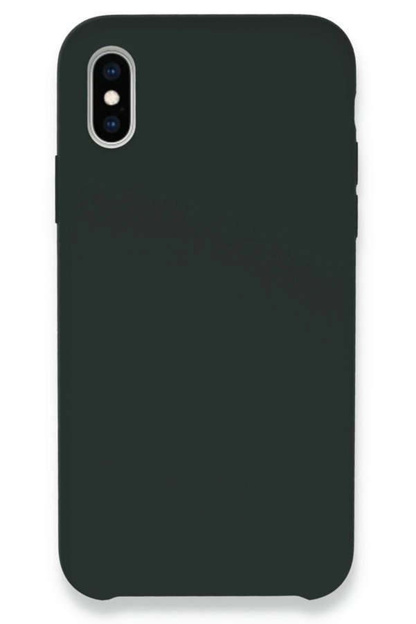 CepteToptan iPhone XS Max Kılıf Lansman Legant Silikon - Koyu Yeşil - DROPX4270-7934