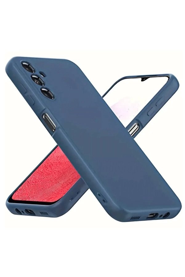 CepteToptan Samsung Galaxy A34 5G Kılıf First Silikon - Lacivert - DROPX5337-5194