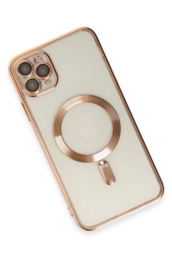 İphone 11 Pro Kılıf Kross Magneti̇csafe Kapak - Rose - Dropx1936-4586