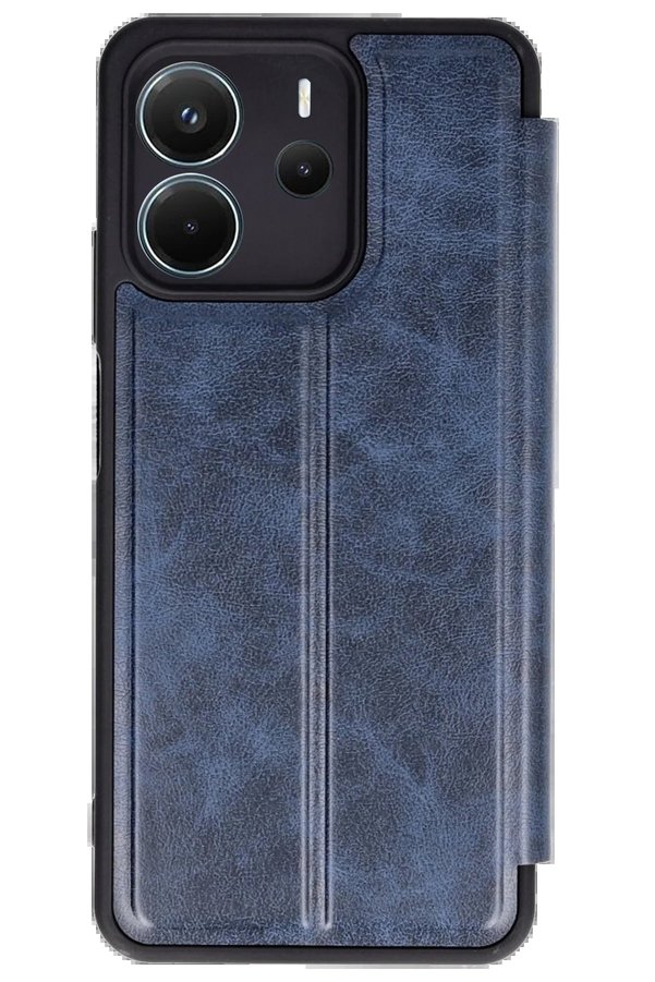 CepteToptan Xiaomi Redmi Note 14 4G Kılıf Flip Cover - Lacivert - DROPX8755-4879