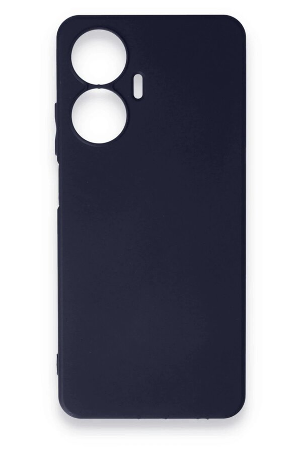 Realme C55 Kılıf Fi̇rst Si̇li̇kon - Laci̇vert - Dropx3646-7648