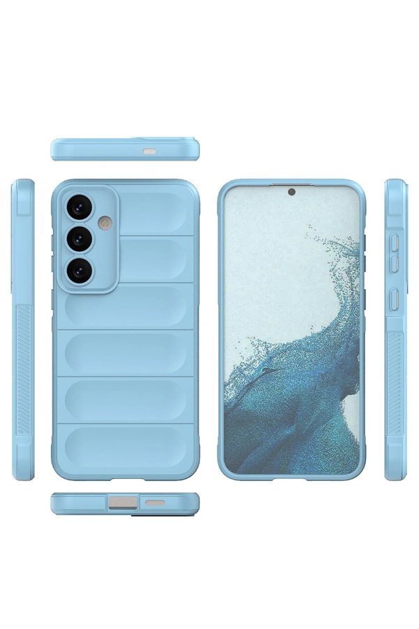 Samsung Galaxy S24 Kılıf Opti̇mum Si̇li̇kon - Sky Blue - Dropx2156-4835