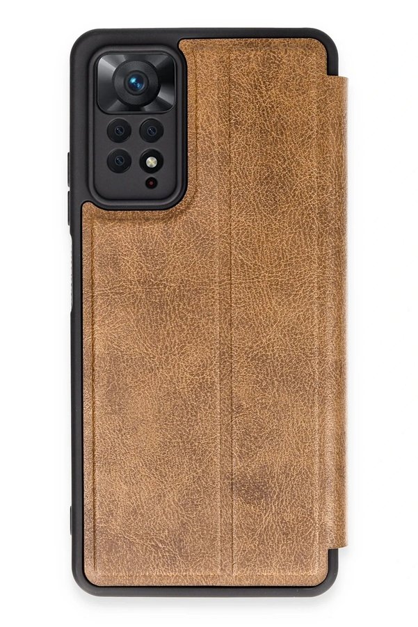 CepteToptan Xiaomi Redmi Note 12 Pro 4G Kılıf Flip Cover - Taba - DROPX5695-7365