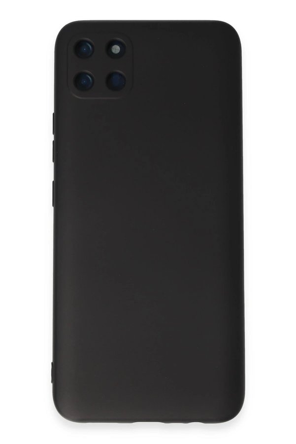 CepteToptan Realme C11 Kılıf Nano Uyumlu İçi Kadife Silikon - Siyah - Dropx9116-1078