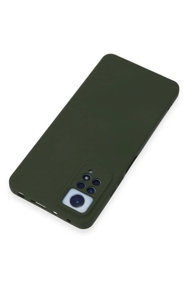 Xi̇aomi̇ Redmi̇ Note 12 Pro 4G Kılıf Nano İçi̇ Kadi̇fe Si̇li̇kon - Koyu Yeşi̇l - Dropx3030-3369