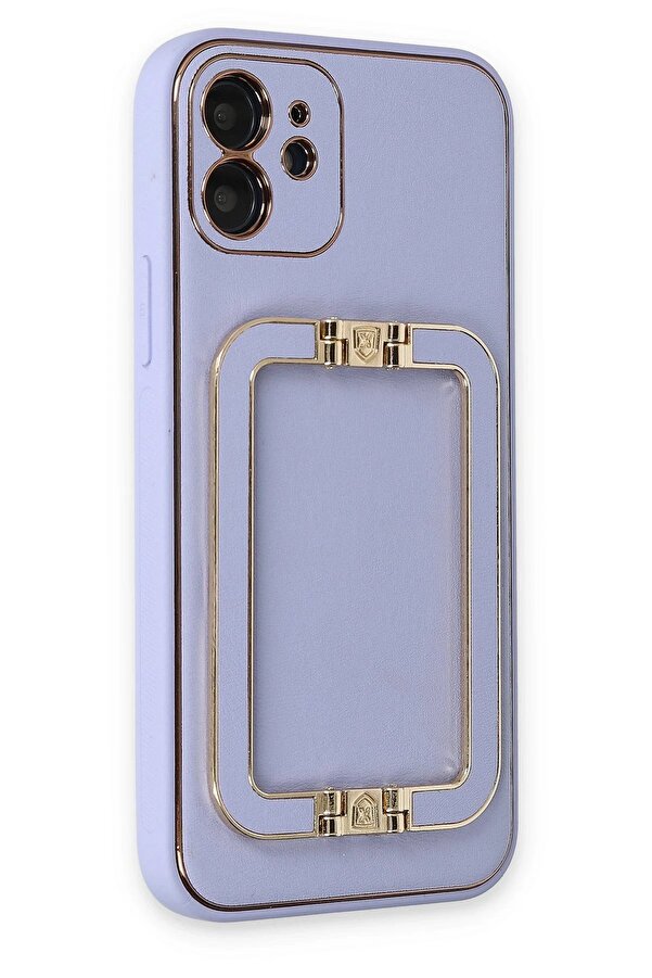 İphone 12 Kılıf Coco Eli̇t Kapak - Li̇la - Dropx3542-5670
