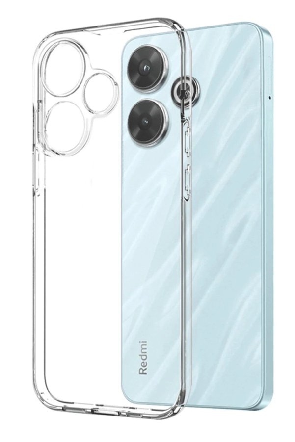 CepteToptan Xiaomi Redmi 13 4G Kılıf Lüx Şeffaf Silikon - DROPX1640-7474