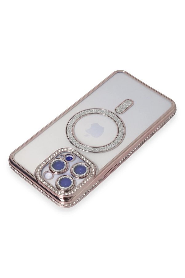İphone 14 Pro Kılıf Joke Si̇mli̇ Magneti̇csafe Kılıf - Pembe - Dropx1847-9808