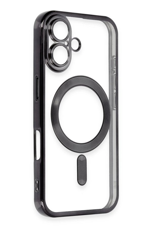 İphone 16 Kılıf Kross Magneti̇csafe Kapak - Si̇yah - Dropx3111-2711