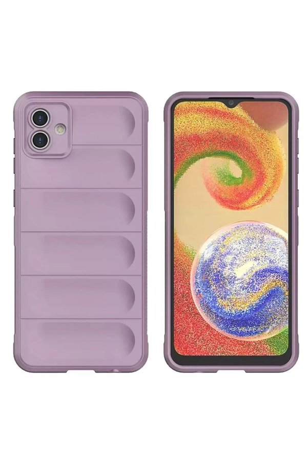 Samsung Galaxy A05 Kılıf Opti̇mum Si̇li̇kon - Mor - Dropx1507-2294