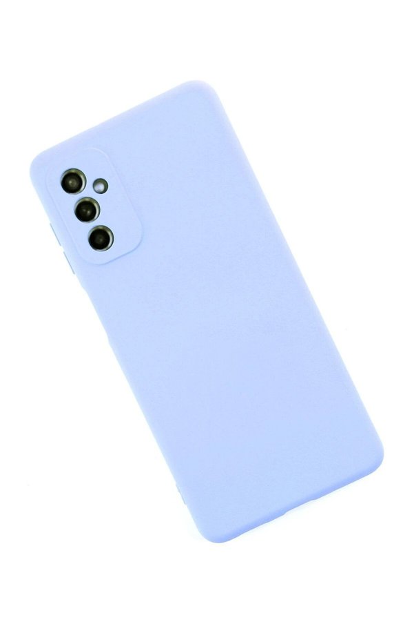 Samsung Galaxy M52 5G Kılıf Nano İçi̇ Kadi̇fe Si̇li̇kon - Li̇la - Dropx9201-3957