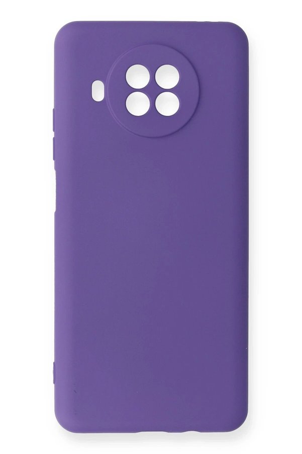CepteToptan Xiaomi Mi 10T Lite Kılıf Nano içi Kadife Silikon - Mor - DROPX1617-2332