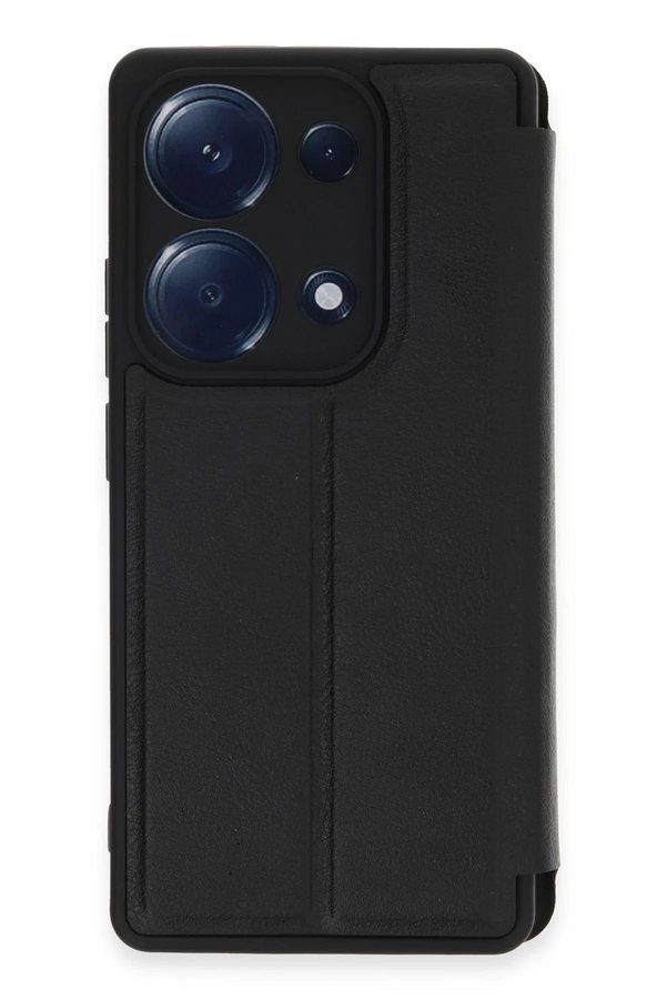 Xi̇aomi̇ Redmi̇ Note 13 Pro 4G Kılıf Fli̇p Cover - Si̇yah - Dropx4438-7752