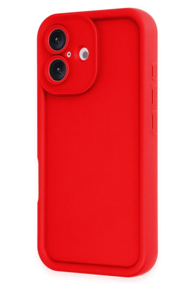 CepteToptan iPhone 16 Kılıf Viera Silikon - Kırmızı - DROPX4601-5461