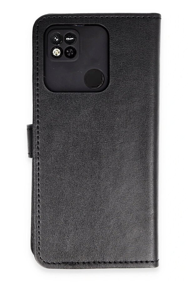 CepteToptan Xiaomi Redmi 10A Kılıf Trend S Plus Kapaklı Kılıf - Siyah - DROPX9756-5952