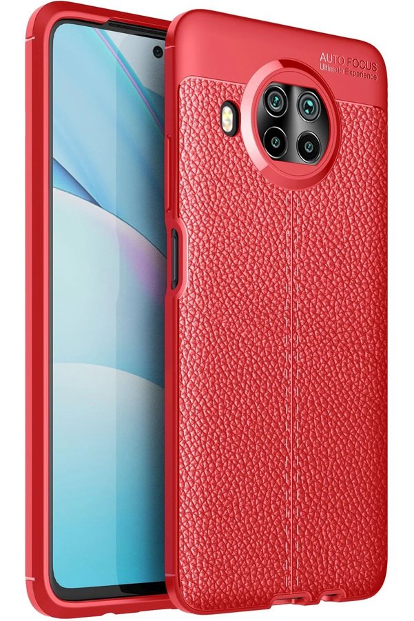 CepteToptan Xiaomi Mi 10T Lite Kılıf Auto Focus Kapak - Kırmızı - DROPX5951-9187