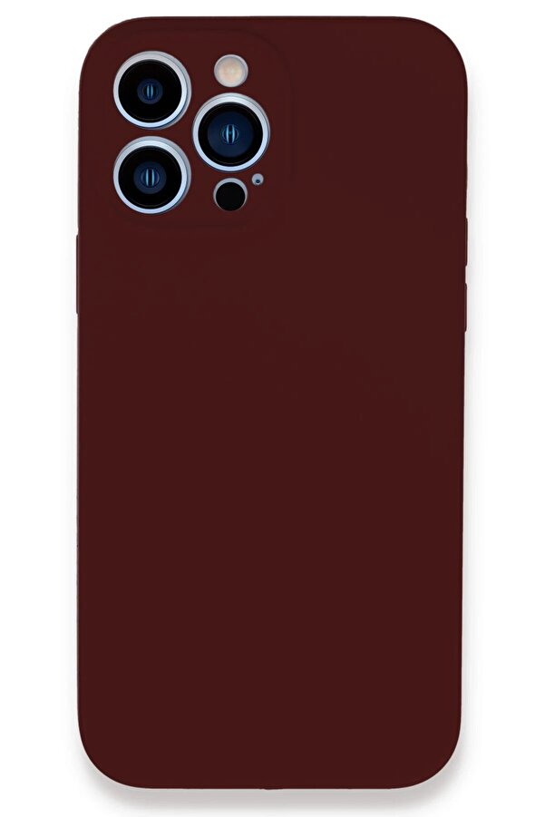 CepteToptan iPhone 13 Pro Kılıf Lansman Legant Silikon - Bordo - DROPX2605-3097