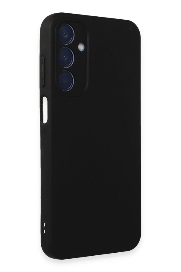 Samsung Galaxy A25 5G Kılıf Nano İçi̇ Kadi̇fe Si̇li̇kon - Si̇yah - Dropx6034-9074