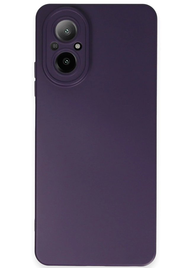 CepteToptan Realme 12 Lite Kılıf Nano içi Kadife Silikon - Mor - DROPX6712-2366