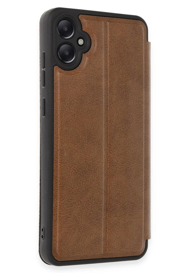 Samsung Galaxy A05 Kılıf Fli̇p Cover - Taba - Mki̇9469-1998