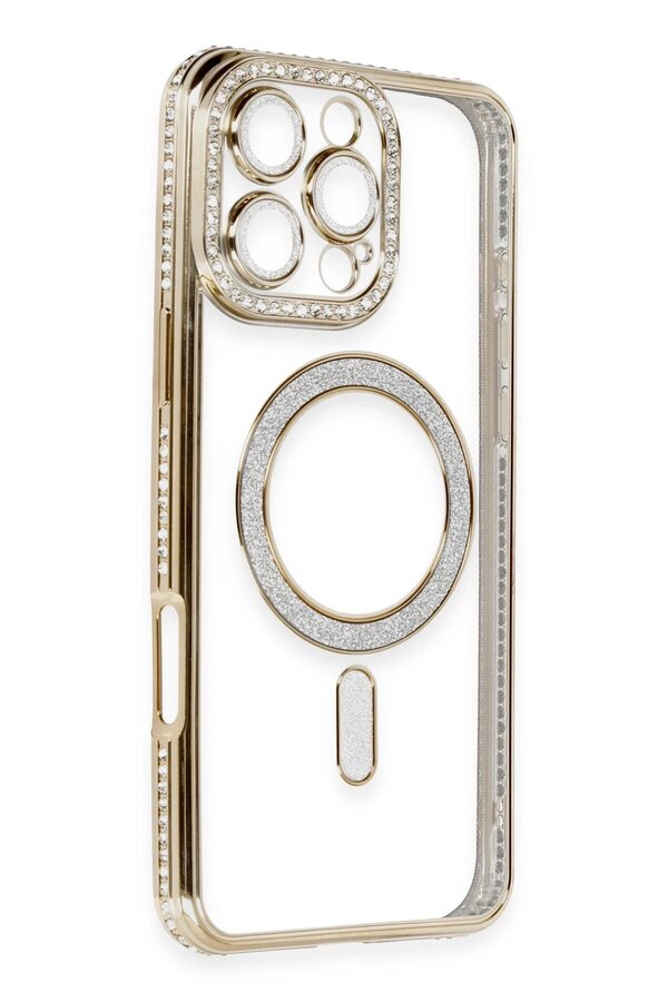 İphone 16 Pro Kılıf Joke Si̇mli̇ Magneti̇csafe Kılıf - Gold - Dropx4234-1785