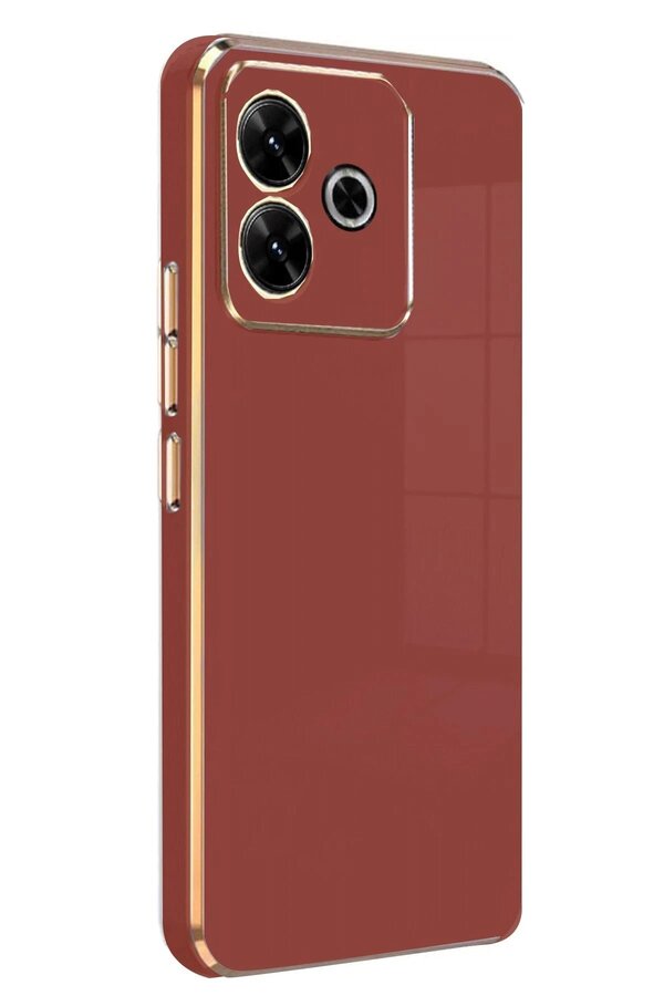 CepteToptan Xiaomi Redmi 13 4G Kılıf Volet Silikon - Kırmızı - DROPX2365-2139