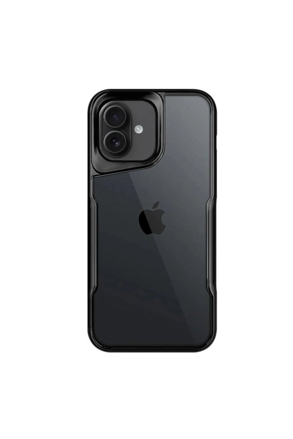 CepteToptan iPhone 16 Kılıf Boyi Silikon Kapak - Siyah - DROPX7547-8850