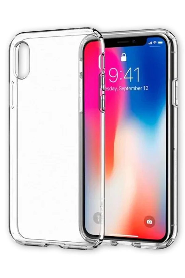 CepteToptan iPhone XS Max Kılıf Lüx Şeffaf Silikon - DROPX5551-3035