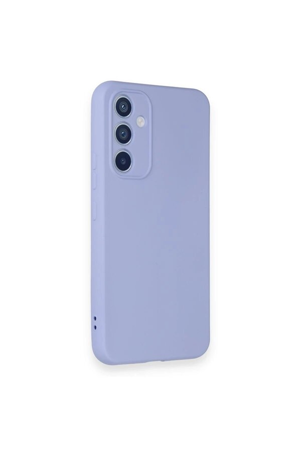 Samsung Galaxy A34 5G Kılıf Nano İçi̇ Kadi̇fe Si̇li̇kon - Li̇la - Dropx6553-2843